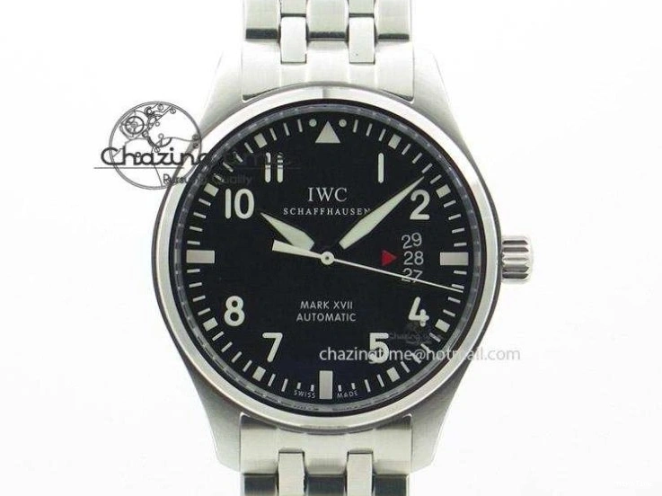 MIROTIME 0226 Pilot Mark XX IW328203 ZF 1:1 Best Edition Blue Dial on Dark Blue Leather Strap A Snug 7024